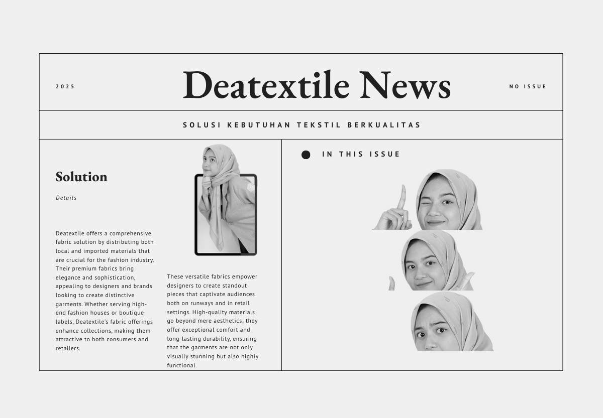 Petugas menyiapkan gulungan kain berkualitas untuk industri fashion